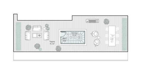 3-BD Apartment Sale, 126.9 sq. m. at Tishinskiy bulvar, Gruzinsky Val Street, 10, Moscow, Russia #4