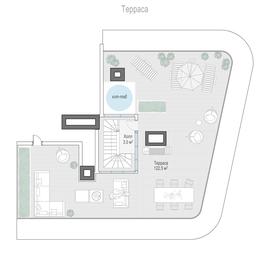 2-BD Apartment Sale, 162.6 sq. m. at Tishinskiy bulvar, Gruzinsky Val Street, 10, Moscow, Russia #3