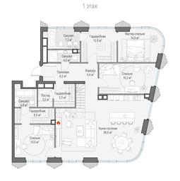 2-BD Apartment Sale, 162.6 sq. m. at Tishinskiy bulvar, Gruzinsky Val Street, 10, Moscow, Russia #4