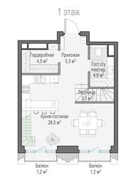 2-BD Apartment Sale, 65.1平方米 at Tishinskiy bulvar, Gruzinsky Val Street, 10, Moscow, Russia #3 2-BD Apartment Sale, 65.1平方米 at Tishinskiy bulvar, Gruzinsky Val Street, 10, Moscow, Russia #3