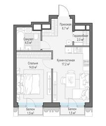 1-BD Apartment Sale, 45.7 sq. m. at Tishinskiy bulvar, Gruzinsky Val Street, 10, Moscow, Russia #2 1-BD Apartment Sale, 45.7 sq. m. at Tishinskiy bulvar, Gruzinsky Val Street, 10, Moscow, Russia #2
