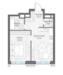 1-BD Apartment Sale, 44.9 sq. m. at Tishinskiy bulvar, Gruzinsky Val Street, 10, Moscow, Russia #2