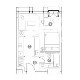 Apartment Sale, 32.4 sq. m. at Emotion, 2nd Silikatny Drive, 8, Moscow, Russia #3 Apartment Sale, 32.4 sq. m. at Emotion, 2nd Silikatny Drive, 8, Moscow, Russia #3