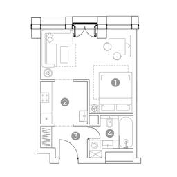 Apartment Sale, 32.4 sq. m. at Emotion, 2nd Silikatny Drive, 8, Moscow, Russia #2 Apartment Sale, 32.4 sq. m. at Emotion, 2nd Silikatny Drive, 8, Moscow, Russia #2