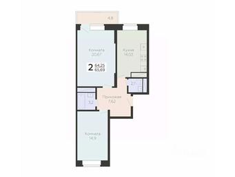 1-BD Apartment Sale, 65.69平方米 at Art-kvartal Onegin, Sadovaya Street, 3к1, Krasnaya Gorka Microdistrict, Podolsk, Moscow Region, Russia #2 1-BD Apartment Sale, 65.69平方米 at Art-kvartal Onegin, Sadovaya Street, 3к1, Krasnaya Gorka Microdistrict, Podolsk, Moscow Region, Russia #2