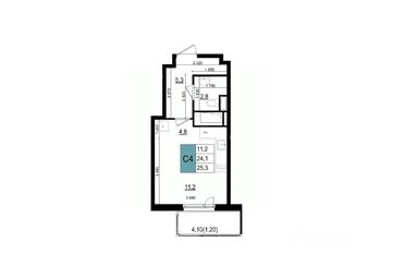 Apartment Sale, 25.3 sq. m. at Mikrorayon 6 6A, 6A mikrorayon, Odintsovo, Moscow Region, Russia #2