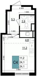 Apartment Sale, 25.3 sq. m. at Mikrorayon 6 6A, 6A mikrorayon, Odintsovo, Moscow Region, Russia #3 Apartment Sale, 25.3 sq. m. at Mikrorayon 6 6A, 6A mikrorayon, Odintsovo, Moscow Region, Russia #3