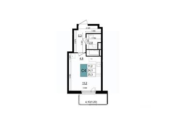 Apartment Sale, 25.3 sq. m. at Mikrorayon 6 6A, 6A mikrorayon, Odintsovo, Moscow Region, Russia #2 Apartment Sale, 25.3 sq. m. at Mikrorayon 6 6A, 6A mikrorayon, Odintsovo, Moscow Region, Russia #2