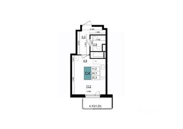 Apartment Sale, 25.3 sq. m. at Mikrorayon 6 6A, 6A mikrorayon, Odintsovo, Moscow Region, Russia #2