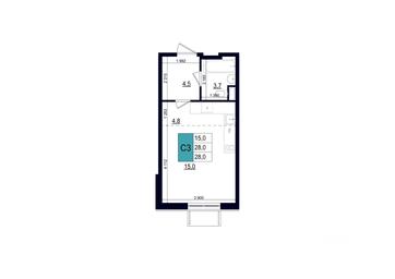 Apartment Sale, 28 sq. m. at Mikrorayon 6 6A, 6A mikrorayon, Odintsovo, Moscow Region, Russia #2 Apartment Sale, 28 sq. m. at Mikrorayon 6 6A, 6A mikrorayon, Odintsovo, Moscow Region, Russia #2