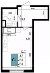 Apartment Sale, 29.1 sq. m. at Mikrorayon 6 6A, 6A mikrorayon, Odintsovo, Moscow Region, Russia #3 Apartment Sale, 29.1 sq. m. at Mikrorayon 6 6A, 6A mikrorayon, Odintsovo, Moscow Region, Russia #3
