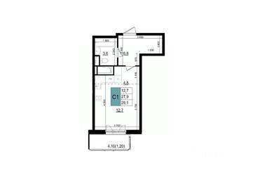 Apartment Sale, 29.1 sq. m. at Mikrorayon 6 6A, 6A mikrorayon, Odintsovo, Moscow Region, Russia #2 Apartment Sale, 29.1 sq. m. at Mikrorayon 6 6A, 6A mikrorayon, Odintsovo, Moscow Region, Russia #2