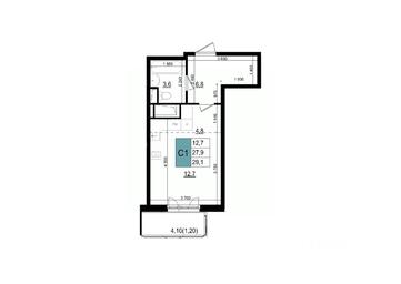 Apartment Sale, 29.1 sq. m. at Mikrorayon 6 6A, 6A mikrorayon, Odintsovo, Moscow Region, Russia #2 Apartment Sale, 29.1 sq. m. at Mikrorayon 6 6A, 6A mikrorayon, Odintsovo, Moscow Region, Russia #2