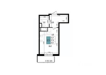 Apartment Sale, 29.1 sq. m. at Mikrorayon 6 6A, 6A mikrorayon, Odintsovo, Moscow Region, Russia #2 Apartment Sale, 29.1 sq. m. at Mikrorayon 6 6A, 6A mikrorayon, Odintsovo, Moscow Region, Russia #2