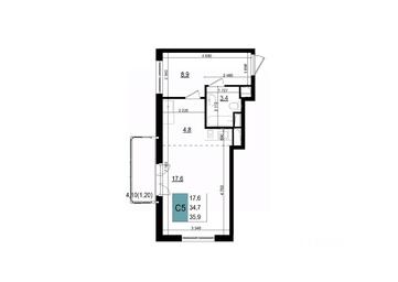 Apartment Sale, 35.9 sq. m. at Mikrorayon 6 6A, 6A mikrorayon, Odintsovo, Moscow Region, Russia #2 Apartment Sale, 35.9 sq. m. at Mikrorayon 6 6A, 6A mikrorayon, Odintsovo, Moscow Region, Russia #2