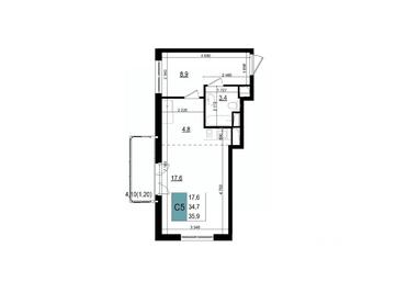 Apartment Sale, 35.9 sq. m. at Mikrorayon 6 6A, 6A mikrorayon, Odintsovo, Moscow Region, Russia #2