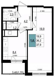 Apartment Sale, 37.9 sq. m. at Mikrorayon 6 6A, 6A mikrorayon, Odintsovo, Moscow Region, Russia #3 Apartment Sale, 37.9 sq. m. at Mikrorayon 6 6A, 6A mikrorayon, Odintsovo, Moscow Region, Russia #3
