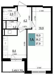 Apartment Sale, 37.9 sq. m. at Mikrorayon 6 6A, 6A mikrorayon, Odintsovo, Moscow Region, Russia #3 Apartment Sale, 37.9 sq. m. at Mikrorayon 6 6A, 6A mikrorayon, Odintsovo, Moscow Region, Russia #3