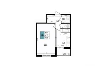 Apartment Sale, 39.4 sq. m. at Mikrorayon 6 6A, 6A mikrorayon, Odintsovo, Moscow Region, Russia #2 Apartment Sale, 39.4 sq. m. at Mikrorayon 6 6A, 6A mikrorayon, Odintsovo, Moscow Region, Russia #2