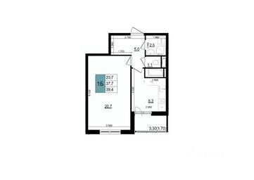 Apartment Sale, 39.4 sq. m. at Mikrorayon 6 6A, 6A mikrorayon, Odintsovo, Moscow Region, Russia #2 Apartment Sale, 39.4 sq. m. at Mikrorayon 6 6A, 6A mikrorayon, Odintsovo, Moscow Region, Russia #2