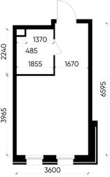 Apartment Sale, 22.7平方米 at Peredelkino Blizhnee, Korneya Chukovskogo Street, 1, Vnukovskoye Settlement, Moscow, Russia #4