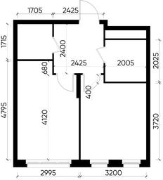 Apartment Sale, 38.5平方米 at Peredelkino Blizhnee, Korneya Chukovskogo Street, 1, Vnukovskoye Settlement, Moscow, Russia #4