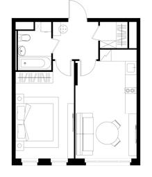 Apartment Sale, 44 sq. m. at Peredelkino Blizhnee, Korneya Chukovskogo Street, 1, Vnukovskoye Settlement, Moscow, Russia #2