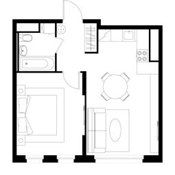 Apartment Sale, 43 sq. m. at Peredelkino Blizhnee, Korneya Chukovskogo Street, 1, Vnukovskoye Settlement, Moscow, Russia #2 Apartment Sale, 43 sq. m. at Peredelkino Blizhnee, Korneya Chukovskogo Street, 1, Vnukovskoye Settlement, Moscow, Russia #2
