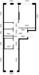 2-BD Apartment Sale, 62.3平方米 at Peredelkino Blizhnee, Korneya Chukovskogo Street, 1, Vnukovskoye Settlement, Moscow, Russia #4