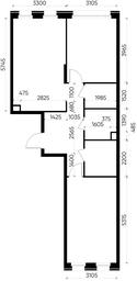 2-BD Apartment Sale, 68 sq. m. at Peredelkino Blizhnee, Korneya Chukovskogo Street, 1, Vnukovskoye Settlement, Moscow, Russia #4