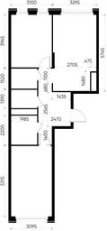 2-BD Apartment Sale, 66.8 sq. m. at Peredelkino Blizhnee, Korneya Chukovskogo Street, 1, Vnukovskoye Settlement, Moscow, Russia #4