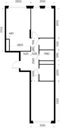 2-BD Apartment Sale, 66.7 sq. m. at Peredelkino Blizhnee, Korneya Chukovskogo Street, 1, Vnukovskoye Settlement, Moscow, Russia #4