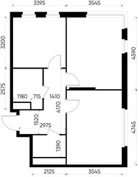2-BD Apartment Sale, 59.1 sq. m. at Peredelkino Blizhnee, Korneya Chukovskogo Street, 1, Vnukovskoye Settlement, Moscow, Russia #4