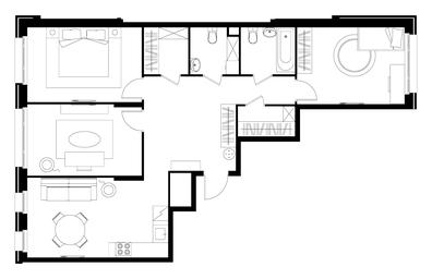 3-BD Apartment Sale, 89.5 sq. m. at Peredelkino Blizhnee, Korneya Chukovskogo Street, 1, Vnukovskoye Settlement, Moscow, Russia #2