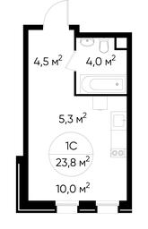 Apartment Sale, 23.8 sq. m. at Peredelkino Blizhnee, Korneya Chukovskogo Street, 1, Vnukovskoye Settlement, Moscow, Russia #4