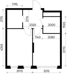 Apartment Sale, 38.3 sq. m. at Peredelkino Blizhnee, Korneya Chukovskogo Street, 1, Vnukovskoye Settlement, Moscow, Russia #4