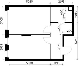 Apartment Sale, 45.4 sq. m. at Peredelkino Blizhnee, Korneya Chukovskogo Street, 1, Vnukovskoye Settlement, Moscow, Russia #4
