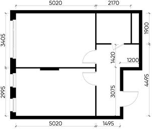 Apartment Sale, 44.6平方米 at Peredelkino Blizhnee, Korneya Chukovskogo Street, 1, Vnukovskoye Settlement, Moscow, Russia #4