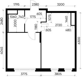 Apartment Sale, 46.9 sq. m. at Peredelkino Blizhnee, Korneya Chukovskogo Street, 1, Vnukovskoye Settlement, Moscow, Russia #4