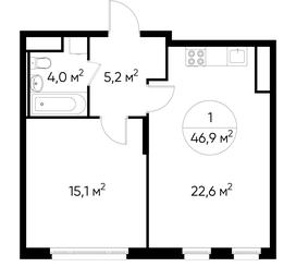 Apartment Sale, 46.9 sq. m. at Peredelkino Blizhnee, Korneya Chukovskogo Street, 1, Vnukovskoye Settlement, Moscow, Russia #3 Apartment Sale, 46.9 sq. m. at Peredelkino Blizhnee, Korneya Chukovskogo Street, 1, Vnukovskoye Settlement, Moscow, Russia #3