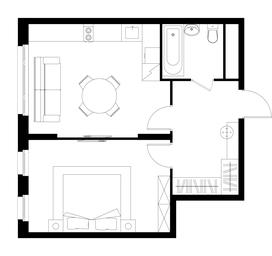 Apartment Sale, 47.1 sq. m. at Peredelkino Blizhnee, Korneya Chukovskogo Street, 1, Vnukovskoye Settlement, Moscow, Russia #2 Apartment Sale, 47.1 sq. m. at Peredelkino Blizhnee, Korneya Chukovskogo Street, 1, Vnukovskoye Settlement, Moscow, Russia #2