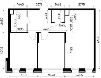 2-BD Apartment Sale, 60.4 sq. m. at Peredelkino Blizhnee, Korneya Chukovskogo Street, 1, Vnukovskoye Settlement, Moscow, Russia #4