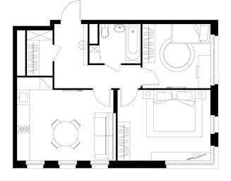 2-BD Apartment Sale, 57.6 sq. m. at Peredelkino Blizhnee, Korneya Chukovskogo Street, 1, Vnukovskoye Settlement, Moscow, Russia #2 2-BD Apartment Sale, 57.6 sq. m. at Peredelkino Blizhnee, Korneya Chukovskogo Street, 1, Vnukovskoye Settlement, Moscow, Russia #2