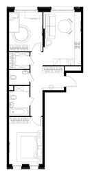 2-BD Apartment Sale, 63.2 sq. m. at Peredelkino Blizhnee, Korneya Chukovskogo Street, 1, Vnukovskoye Settlement, Moscow, Russia #2 2-BD Apartment Sale, 63.2 sq. m. at Peredelkino Blizhnee, Korneya Chukovskogo Street, 1, Vnukovskoye Settlement, Moscow, Russia #2