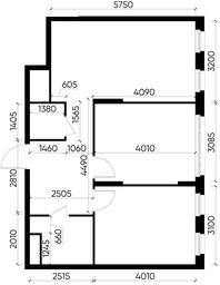 2-BD Apartment Sale, 58.3平方米 at Peredelkino Blizhnee, Korneya Chukovskogo Street, 1, Vnukovskoye Settlement, Moscow, Russia #4