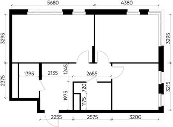 2-BD Apartment Sale, 61.4 sq. m. at Peredelkino Blizhnee, Korneya Chukovskogo Street, 1, Vnukovskoye Settlement, Moscow, Russia #4