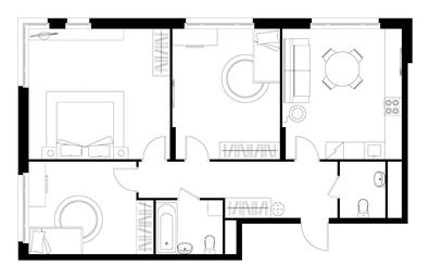 3-BD Apartment Sale, 91.6平方米 at Peredelkino Blizhnee, Korneya Chukovskogo Street, 1, Vnukovskoye Settlement, Moscow, Russia #4