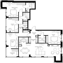Продажа 4-комн. квартиры, 135,59 м² в ЖК «MИRA», проспект Мира, Москва, Россия #4