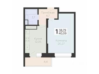 Apartment Sale, 40.09平方米 at Art-kvartal Onegin, Sadovaya Street, 3к1, Krasnaya Gorka Microdistrict, Podolsk, Moscow Region, Russia #2 Apartment Sale, 40.09平方米 at Art-kvartal Onegin, Sadovaya Street, 3к1, Krasnaya Gorka Microdistrict, Podolsk, Moscow Region, Russia #2