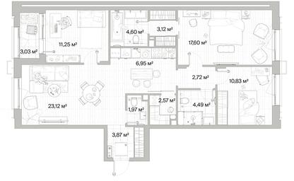 3-BD Apartment Sale, 94.61平方米 at Mys, derevnya Likino, Odintsovskiy Urban District, Moscow Region, Russia #2 3-BD Apartment Sale, 94.61平方米 at Mys, derevnya Likino, Odintsovskiy Urban District, Moscow Region, Russia #2